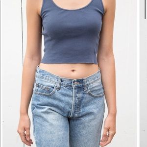brandy melville navy sheena tank